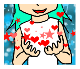 illumination girl rumyi sticker #4996905