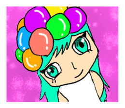 illumination girl rumyi sticker #4996906