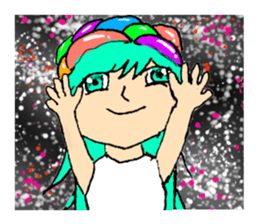 illumination girl rumyi sticker #4996914