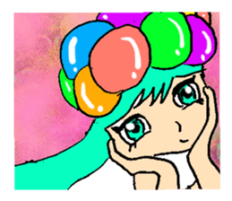 illumination girl rumyi sticker #4996918