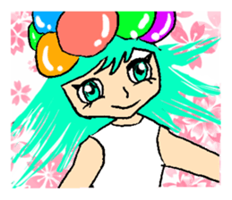 illumination girl rumyi sticker #4996922