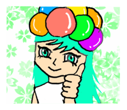 illumination girl rumyi sticker #4996923