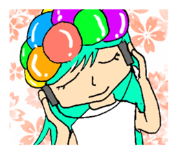 illumination girl rumyi sticker #4996924