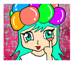 illumination girl rumyi sticker #4996926