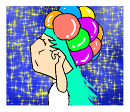 illumination girl rumyi sticker #4996929