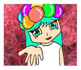 illumination girl rumyi sticker #4996934