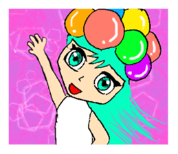 illumination girl rumyi sticker #4996938