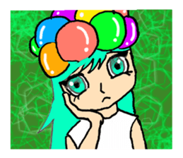 illumination girl rumyi sticker #4996939