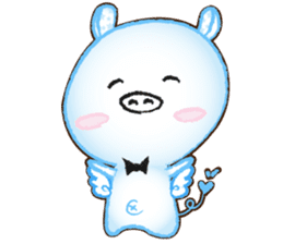 Angel Pig : MooDaeng : Pig Pops sticker #4997262
