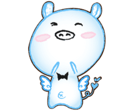 Angel Pig : MooDaeng : Pig Pops sticker #4997263