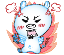 Angel Pig : MooDaeng : Pig Pops sticker #4997267