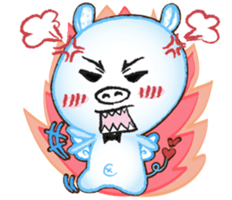 Angel Pig : MooDaeng : Pig Pops sticker #4997267