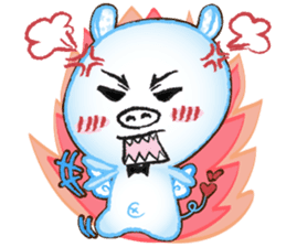Angel Pig : MooDaeng : Pig Pops sticker #4997267