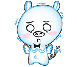 Angel Pig : MooDaeng : Pig Pops sticker #4997276