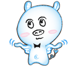 Angel Pig : MooDaeng : Pig Pops sticker #4997277