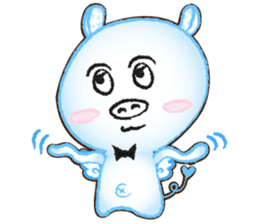 Angel Pig : MooDaeng : Pig Pops sticker #4997277
