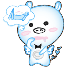 Angel Pig : MooDaeng : Pig Pops sticker #4997279