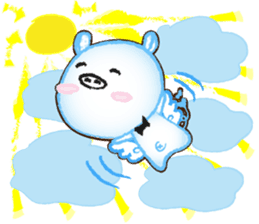 Angel Pig : MooDaeng : Pig Pops sticker #4997280