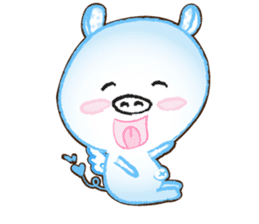 Angel Pig : MooDaeng : Pig Pops sticker #4997283
