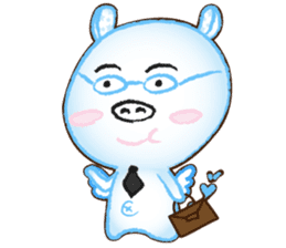 Angel Pig : MooDaeng : Pig Pops sticker #4997285