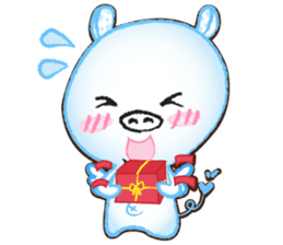 Angel Pig : MooDaeng : Pig Pops sticker #4997286