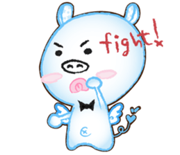 Angel Pig : MooDaeng : Pig Pops sticker #4997287