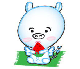 Angel Pig : MooDaeng : Pig Pops sticker #4997289