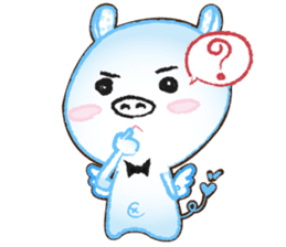 Angel Pig : MooDaeng : Pig Pops sticker #4997290
