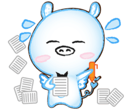 Angel Pig : MooDaeng : Pig Pops sticker #4997292