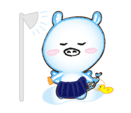 Angel Pig : MooDaeng : Pig Pops sticker #4997296