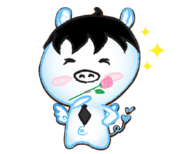 Angel Pig : MooDaeng : Pig Pops sticker #4997300