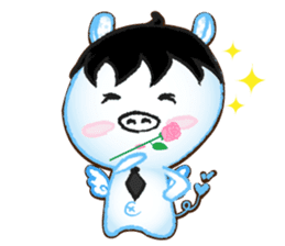 Angel Pig : MooDaeng : Pig Pops sticker #4997300