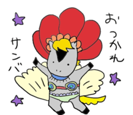 Horse in a swimsuit2 sticker #4997848