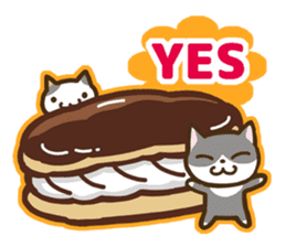 Sweets and Cats sticker #4998093