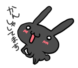 pretty rabbit sticker sticker #4998180