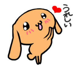 pretty rabbit sticker sticker #4998181