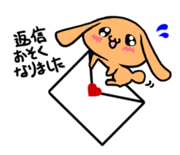 pretty rabbit sticker sticker #4998182