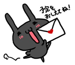 pretty rabbit sticker sticker #4998193