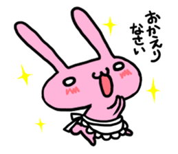 pretty rabbit sticker sticker #4998195