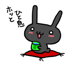 pretty rabbit sticker sticker #4998199