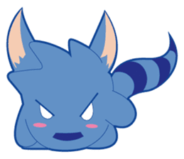 Jubi the Blue Mammal sticker #4998286