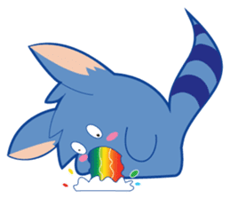 Jubi the Blue Mammal sticker #4998288