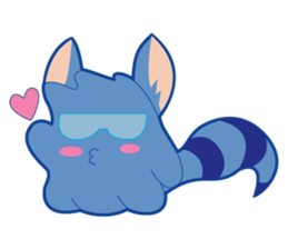 Jubi the Blue Mammal sticker #4998289