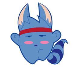 Jubi the Blue Mammal sticker #4998291