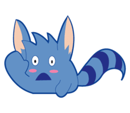 Jubi the Blue Mammal sticker #4998292