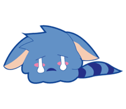 Jubi the Blue Mammal sticker #4998293