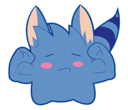 Jubi the Blue Mammal sticker #4998296