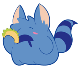 Jubi the Blue Mammal sticker #4998298