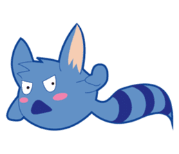 Jubi the Blue Mammal sticker #4998299