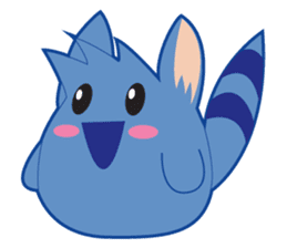 Jubi the Blue Mammal sticker #4998300